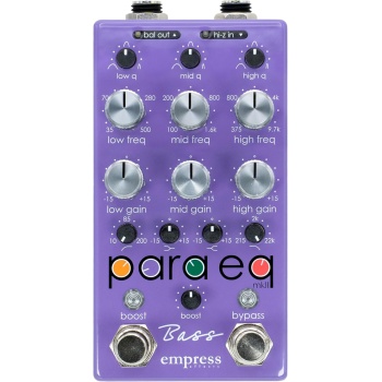 Empress Effects ParaEQ Bass Effects Pedal