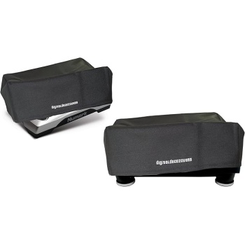 DigitalDeckCovers Turntable Dust Cover for Numark TTUSB / TT1610 / TT1625 / TT200 / TT500; Stanton TT200 / STR8-100 / STR8-90 / STR8-80 / STR8-30 / STR8-20; Ion ITTUSB Record Player Protector Case by DigitalDeckCovers