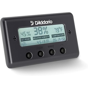 D'Addario Accessories D'Addario Hygrometer Humidity And Temperature Sensor