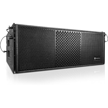 PRORECK Dual 10'' Full Range 5000W P.M.P.O Powered Line Array Speaker, Portable Professional Sound System, DSP Speaker, High-Fidelity Audio, for Live Performances, Outdoor Events and Stage (PR-210BP)