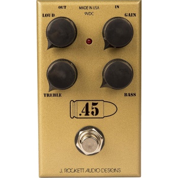 J. Rockett Audio Designs .45 Caliber Overdrive Gold Guitar Effects Pedal
